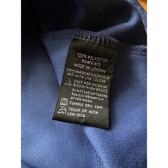 PEBBLE BEACH Performance Blue 1/4 Zip Long Sleeve Pullover sz XL - Picture 8 of 8